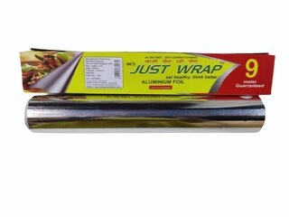 JUST WRAP ALUMINIUM FOIL 9MTR
