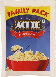 ACT 2 CLASSIC SALTED POPCORN FAMILY PACK 120 GM