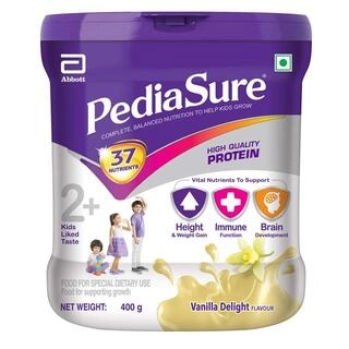 PEDIASURE VANILLA DELIGHT 400GM