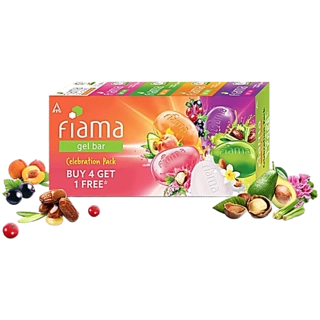 FIAMA DI WILLS CLEAR SPRING GEL BAR CELEBRATION PACK, 125GM (BUY 4 GET 1 FREE), 625GM