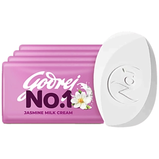 GODREJ NO.1 BATHING SOAP JASMINE 150GM(Pack of 4)