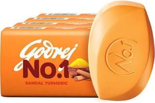 GODREJ NO.1 BATHING SOAP HALDI & CHANDAN 150GM(Pack of 4)