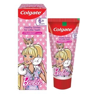COLGATE BARBIE 6+ YEAR STRAWBERRY TOOTHPASTE 80GM