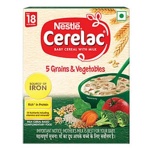 NESTLE CERELAC 5 GRAINS & VE 300 GM