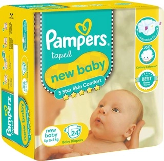 PAMPERS BABY NEW BABY 24 P