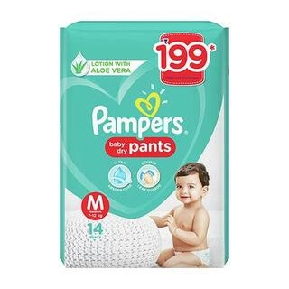 PAMPERS BABY DRY PANTS M 14P
