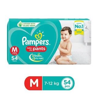 PAMPERS BABY PANTS M-54 PCS