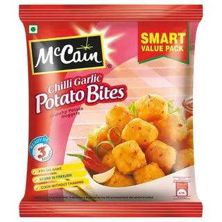 MCCAIN CHILLI GARLIC POTATO BITES 1.24KG