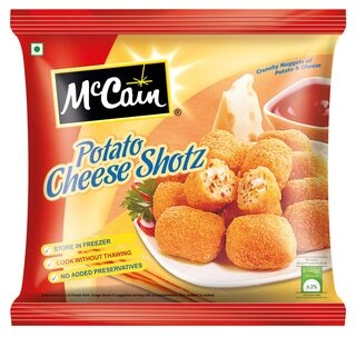 MCCAIN POTATO CHEESE SHOTZ 400 GM