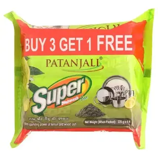 PATANJALI DISHWASH BAR 225GM*4