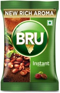 BRU INSTANT COFFEE POUCH 50GM