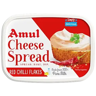 AMUL CHEESE SPREAD RED CHILLI 200GM