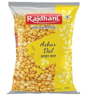 RAJDHANI ARHAR DAL 500GM