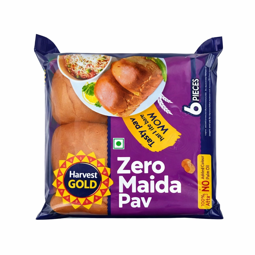 HARVEST GOLD ZERO MAIDA PAV 250G (6PCS)
