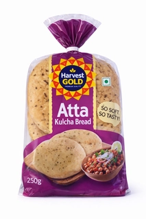 HARVEST GOLD ATTA KULCHA BREAD 250G (4PCS)
