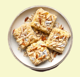 Khoya Badam burfi