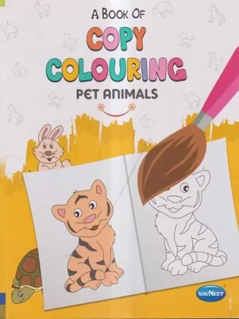 Copy Colouring Pet Animals