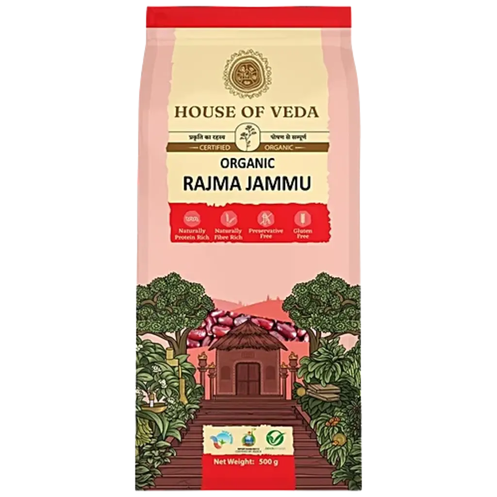 Hov Organic Rajma Jammu 500Gm