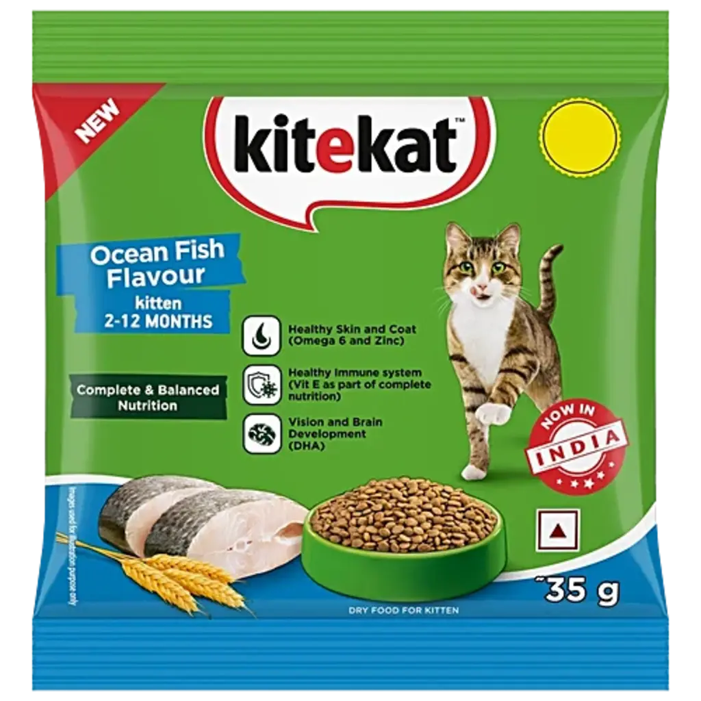 Kitekat Kitten Ocean Fish 35Gm