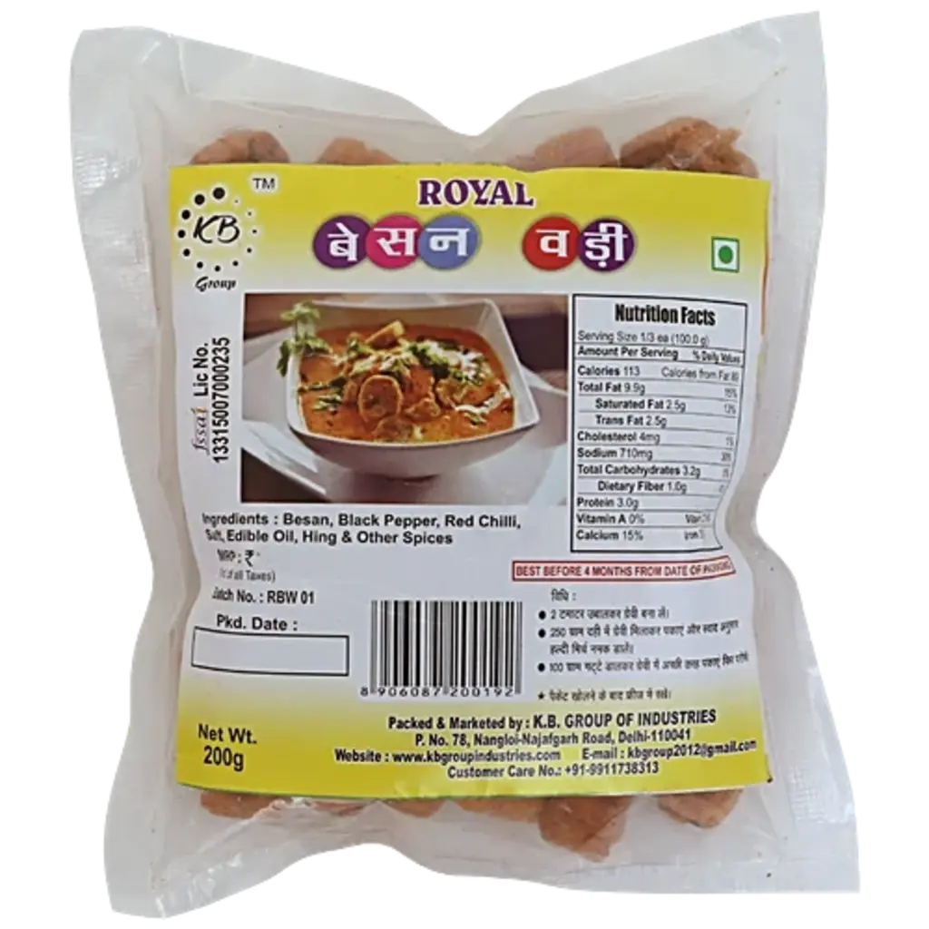 Kb Royal Besan Wadi 200Gm