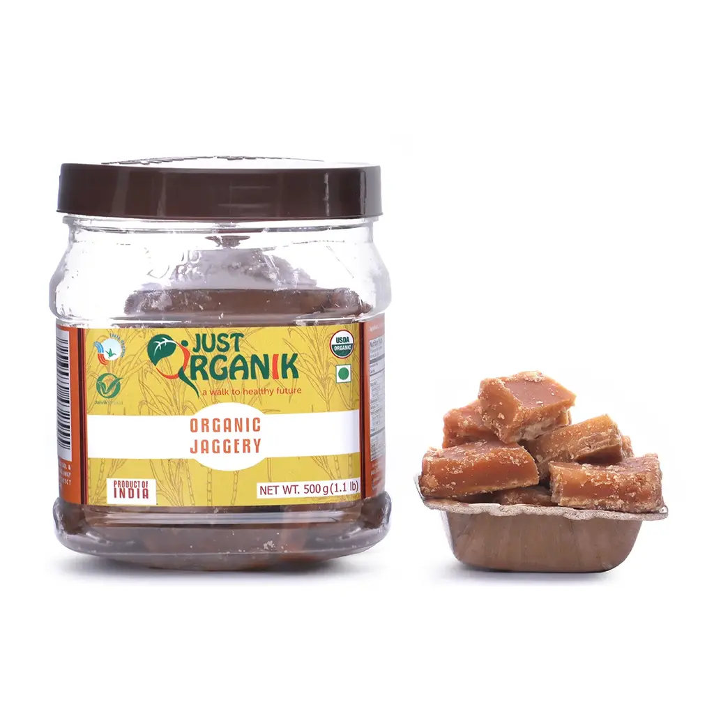 Just Organik Jaggery 500Gm