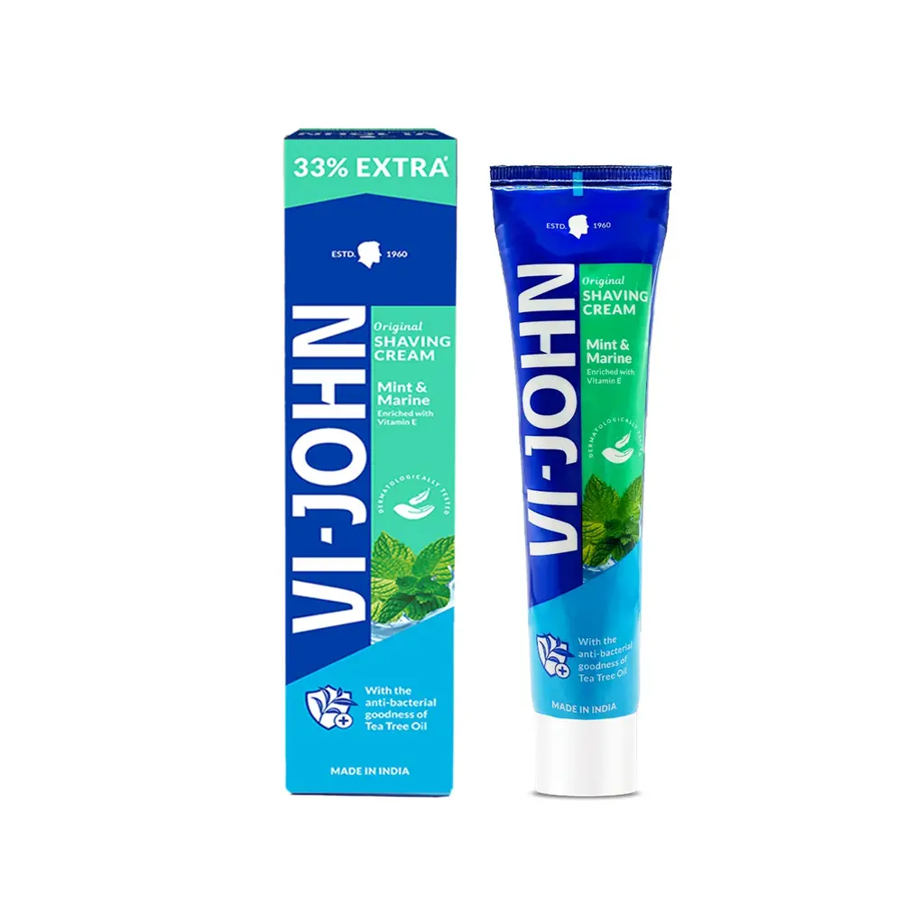 Vi-John Shaving Cream - Mint & Marine 124Gm
