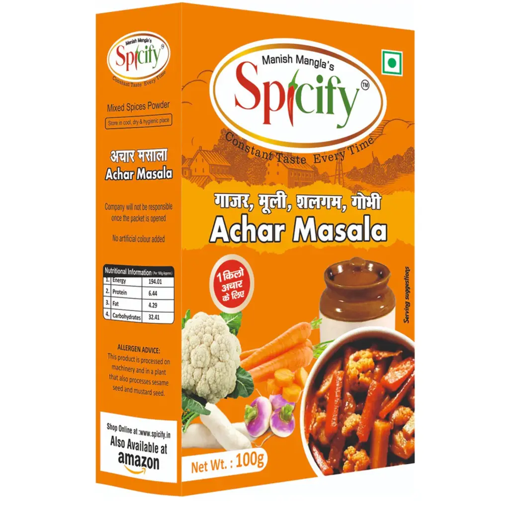 Mix Veg Achar Masala 100Gm