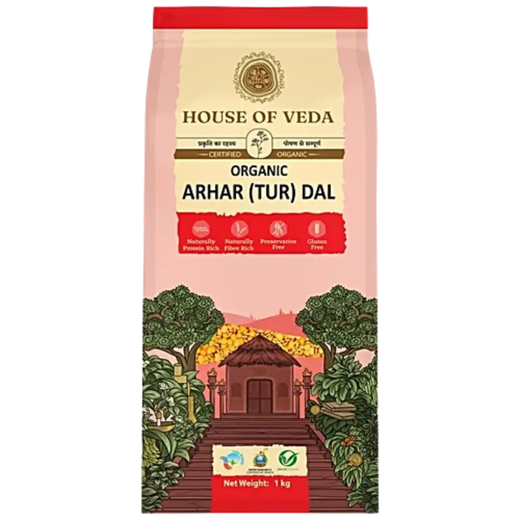 Hov Organic Arhar Dal 1Kg