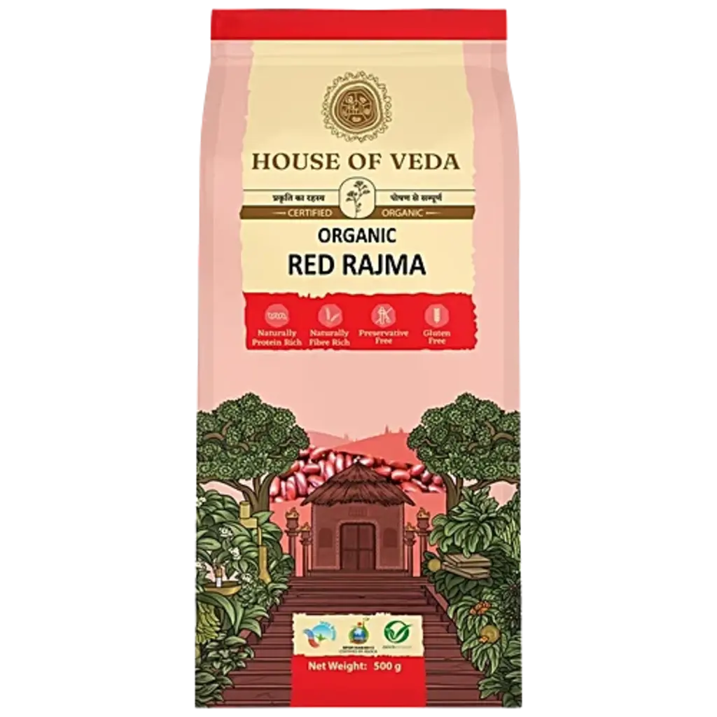 Hov Organic Rajma Red 500Gm