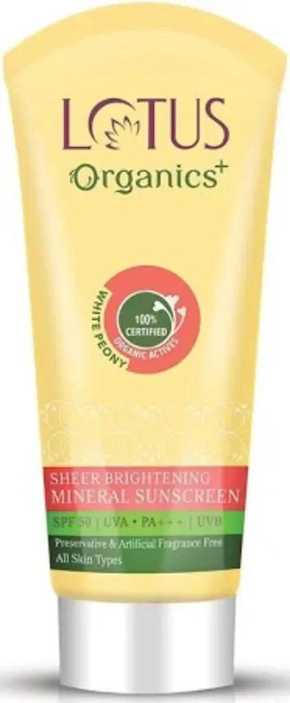 S White Peony Sheer Brightening Minierl Sunscreen Spf 50+100Gm