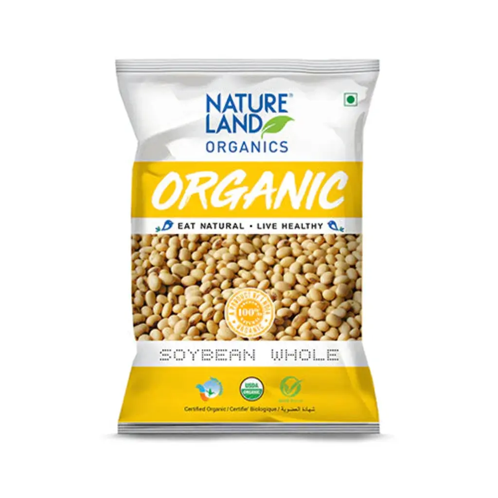 Organic Soybean Whole 500Gm