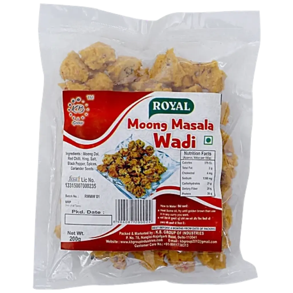 Kb Royal Moong Wadi 200Gm