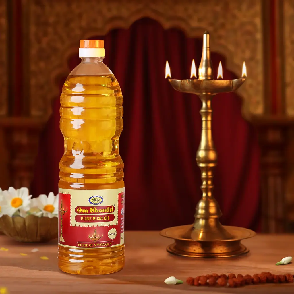 Cycle Brand Om Shanthi Til Oil 1Ltr