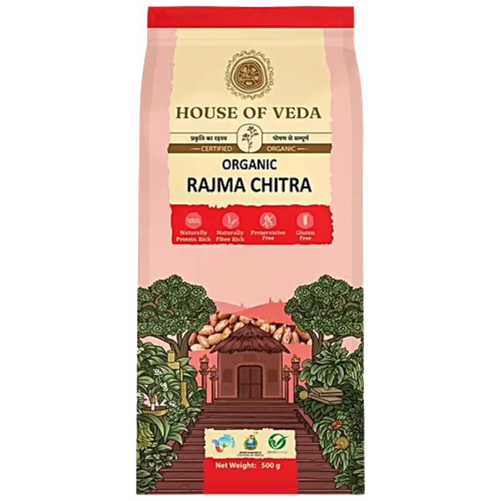 Hov Organic Rajma Chitra 500Gm