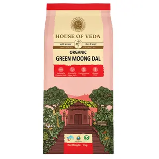 Hov Organic Green Moong Dal 1Kg
