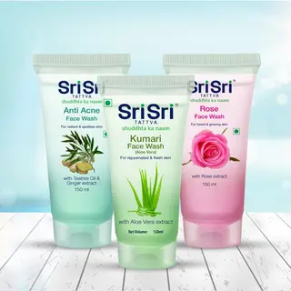 Face Wash Anti Acne, Kumari, Walnut 180Gm*3Pc Combo