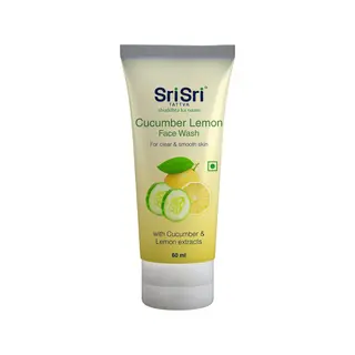 Sri Sri Cucumber Lemon Face Wash 60Ml
