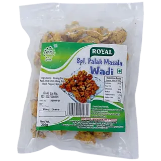 Kb Royal Special Palak Masala Wadi 200Gm