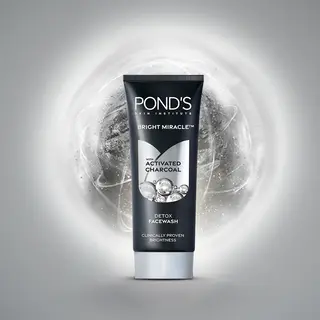 Pond'S Pure Detox Charcoal Face Wash 150Ml