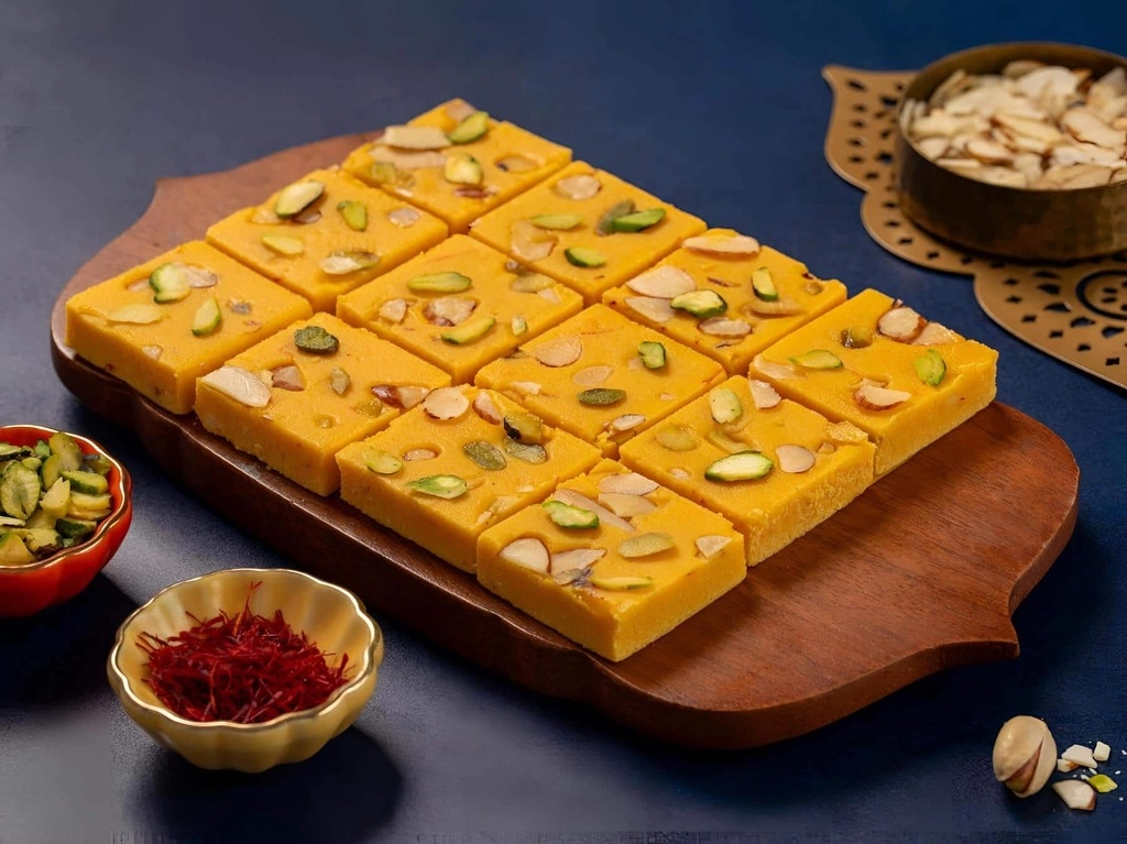 Kesar Dry Fruit Burfi