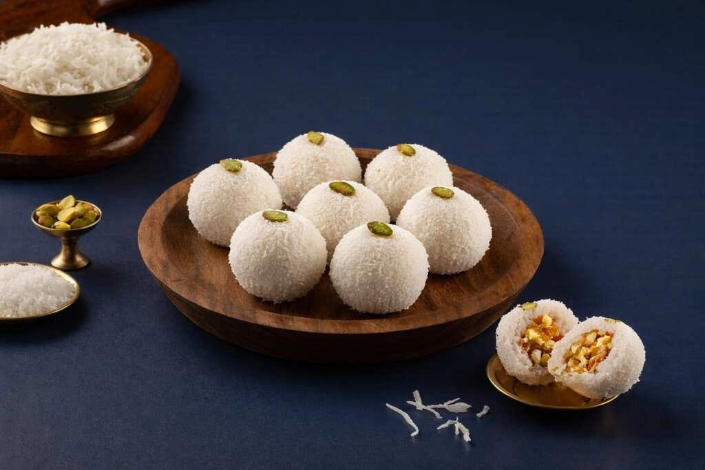 Rose Coconut Laddu