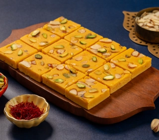 KESAR DRY FRUIT BURFI