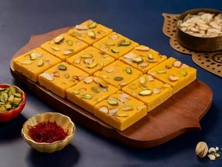 Kesar Dry Fruit Burfi