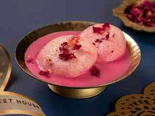 Rose Rasmalai 2 Pcs