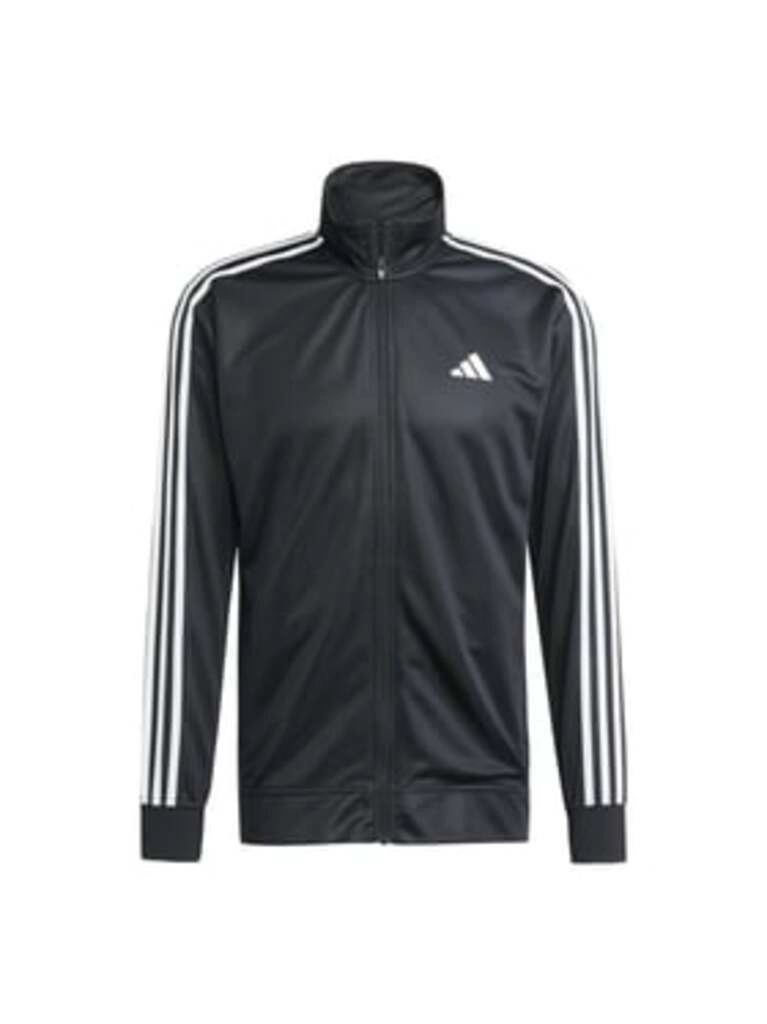 Men's Black Regular Fit Striped Sports Jacket
