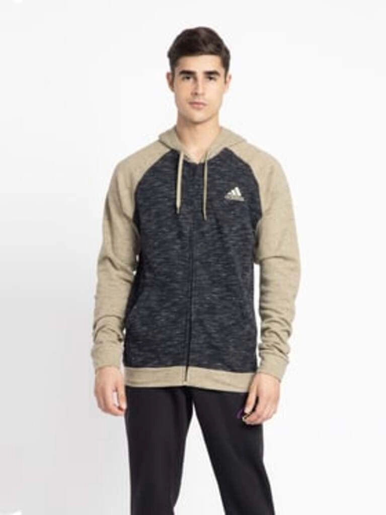 Men's Charcoal Regular Fit Hooded Sweatshirt
