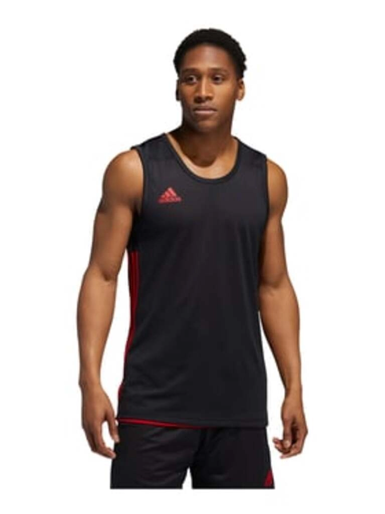 Men's Tms Rev Jrs Black & Red Regular Fit Sports T-Shirt