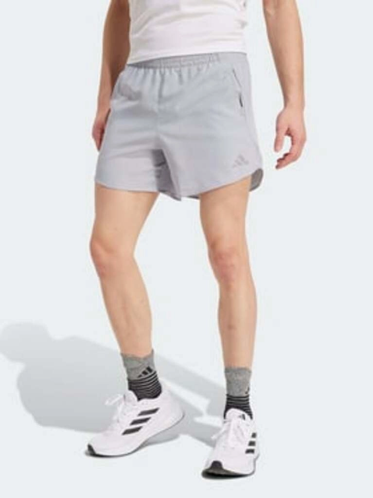 Men's Grey Regular Fit Printed Sports Shorts