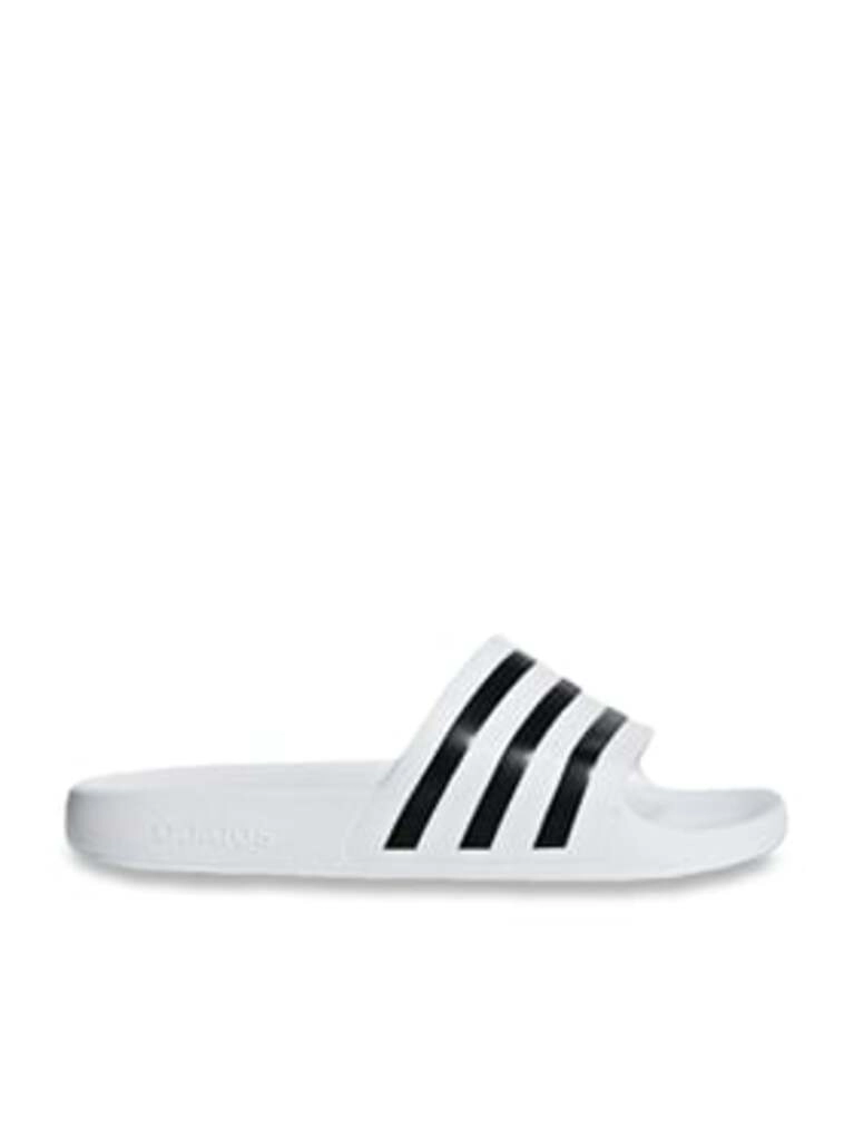 Men's Adilette Aqua White Casual Sandals