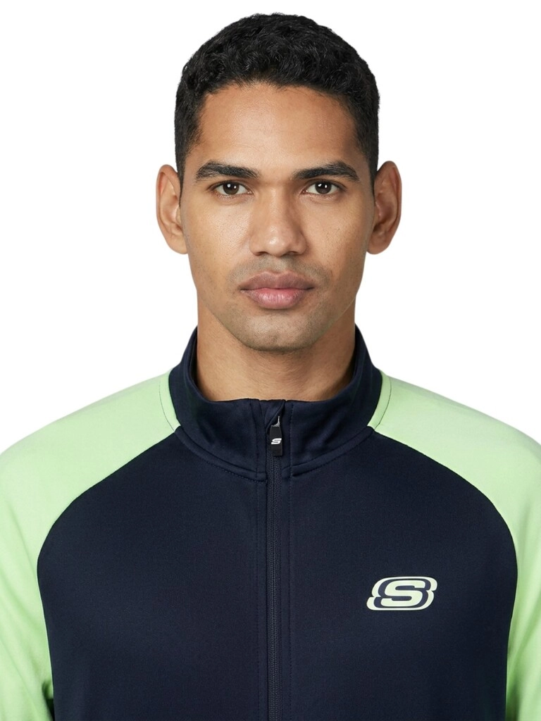 Men Navy Comfort Fit Hooded Sweatshirt